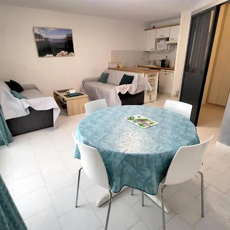 T2 Climatise Avec Coin Nuit, Parking, Piscine Et Tennis - 200m Plages Et Commerces - Fr-1-316-154