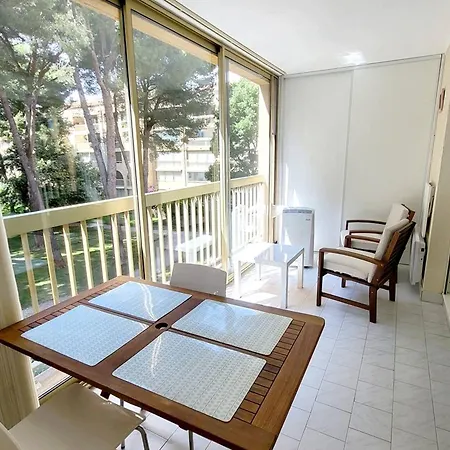 T2 Climatise Avec Coin Nuit, Parking, Piscine Et Tennis - 200m Plages Et Commerces - Fr-1-316-154 *